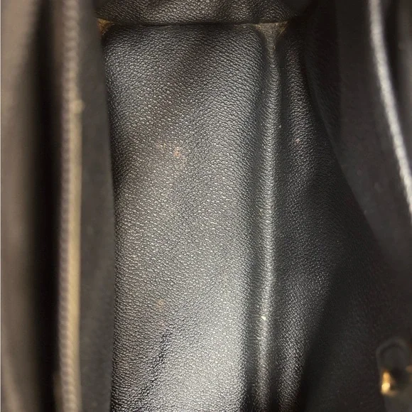 Vintage Dooney & Bourke All Weather Leather Black Speedy Satchel - Picture 11 of 11